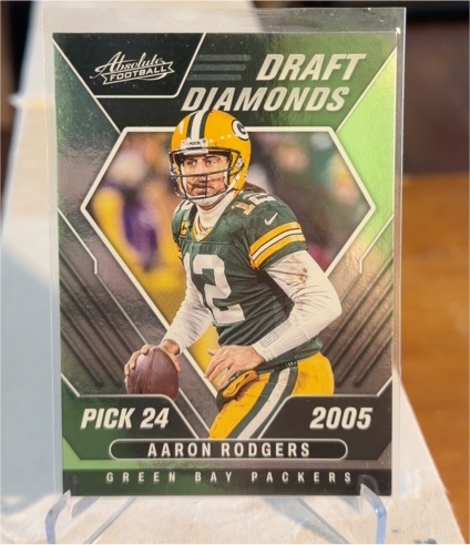 2022 Panini Absolute #DD-6 Aaron Rodgers Draft Diamonds — front