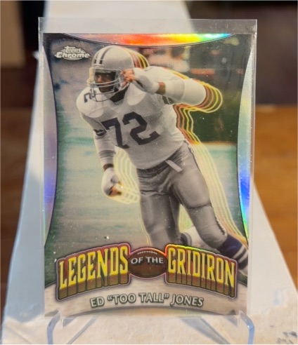 2024 Topps Chrome Legends of the Gridiron #LOG-20 Ed "Too Tall" Jones — front