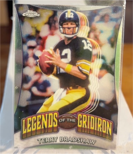 2024 Topps Chrome Legends of the Gridiron #LOG-19 Terry Bradshaw — front
