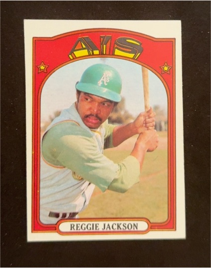 1972 Topps #435 Reggie Jackson — front