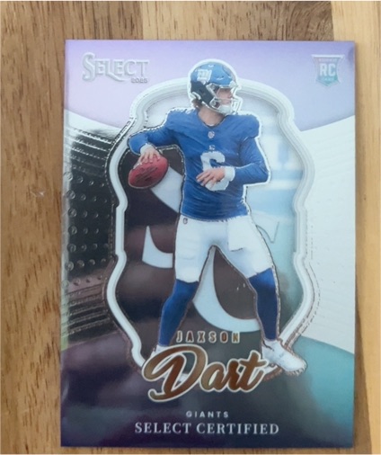 2025 Panini Select #17 Jaxson Dart Select Certified Rookies — front