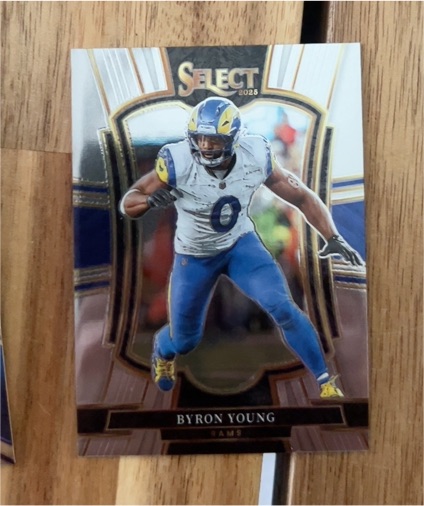 2025 Panini Select #121 Byron Young Premier Level — front
