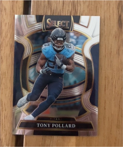 2025 Panini Select #25 Tony Pollard — front