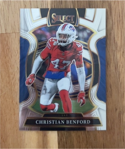 2025 Panini Select #84 Christian Benford — front