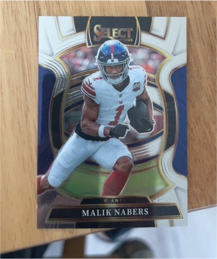 2025 Panini Select #94 Malik Nabers — front