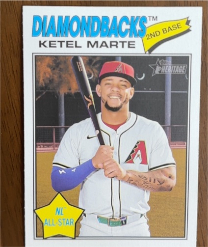 2026 Topps Heritage #220 Ketel Marte — front