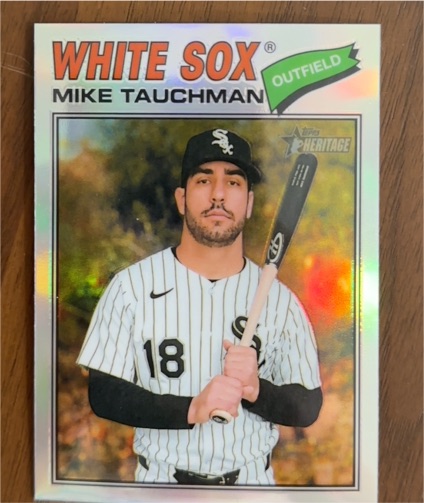 2026 Topps Heritage #90 Mike Tauchman — front