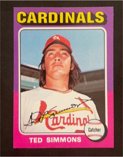 1975 Topps #75 Ted Simmons — front