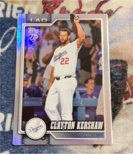 2026 Topps Series 1 #22 Clayton Kershaw — front