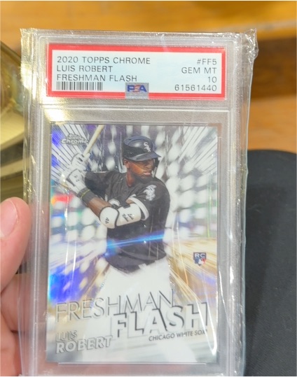 2020 Topps Chrome #FF5 Luis Robert Freshman Flash — front