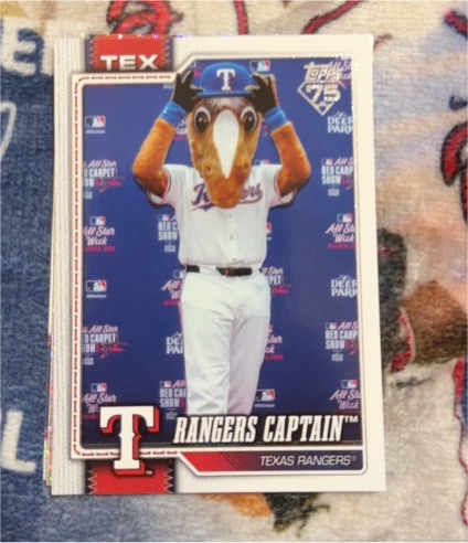 2026 Topps Series 1 #M-12 Rangers Captain — front