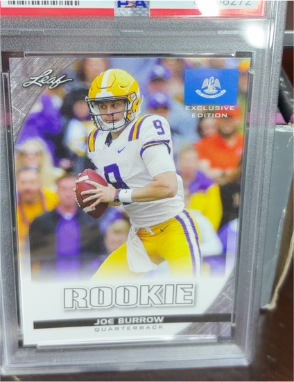 2020 Leaf Exclusive Edition #FL-01 Joe Burrow Rookie — front