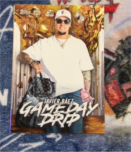 2026 Topps Series 1 Celebration #GD-3 Javier Báez Gameday Drip — front