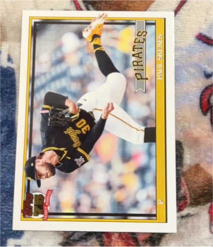 2026 Topps Series 1 #T91-50 Paul Skenes — front