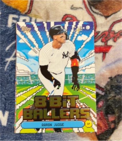 2026 Topps Series 1 8-Bit Ballers #8B-10 Aaron Judge — front
