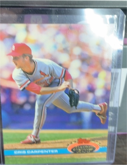 1991 Topps Stadium Club #499 Cris Carpenter — front