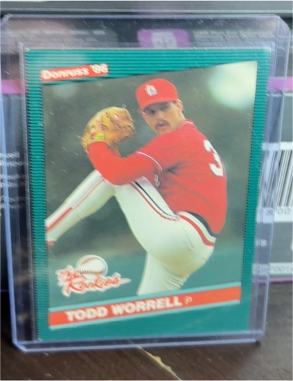 1986 Donruss The Rookies #21 Todd Worrell — front