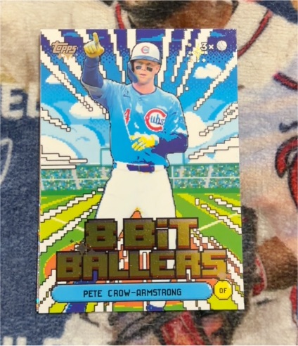 2026 Topps Series 1 8 Bit Ballers #8B-12 Pete Crow-Armstrong — front