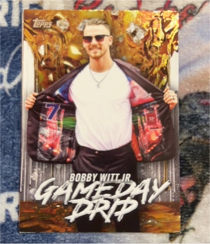 2026 Topps Series 1 #GD-11 Bobby Witt Jr. Game Day Drip — front