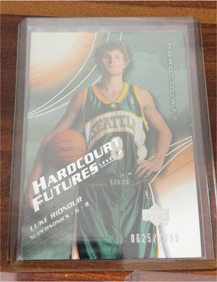 2003-04 Upper Deck Hardcourt #98 Luke Ridnour — front