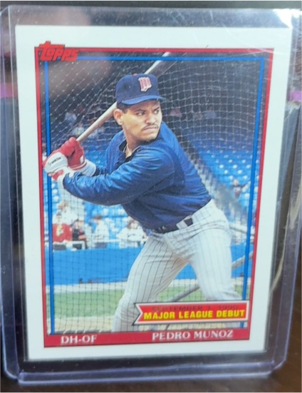 1990 Topps Major League Debut #111 Pedro Munoz — front
