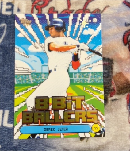 2026 Topps Series 1 8-Bit Ballers #8B-14 Derek Jeter — front