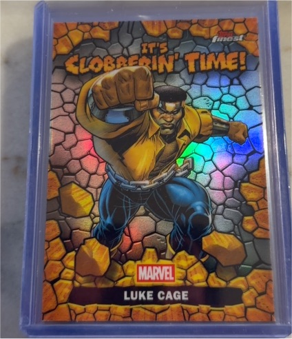 2026 Topps Finest Fantastic Four #CT-11 Luke Cage It's Clobberin' Time — front