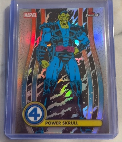 2026 Topps Finest Fantastic Four #034 Power Skrull — front