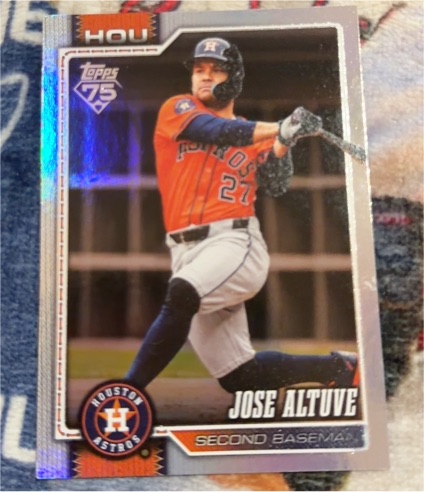 2026 Topps Series 1 #278 Jose Altuve — front