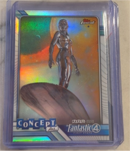 2026 Topps Finest Fantastic Four #CA-14 Silver Surfer Concept Art — front