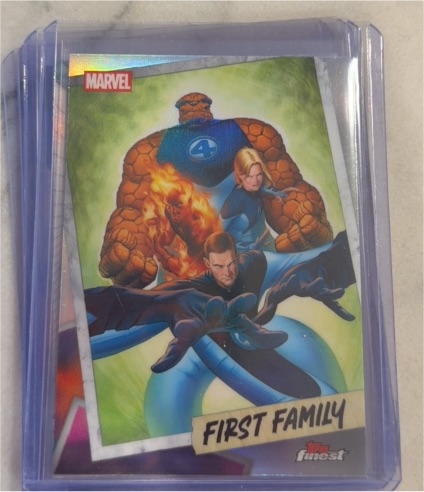 2026 Topps Finest Fantastic Four #FF-20 First Family — front