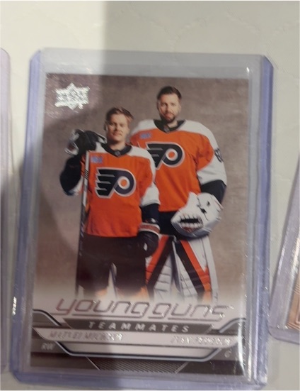 2024-25 Upper Deck Series 2 Young Guns #496 Matvei Michkov / Ivan Fedotov — front