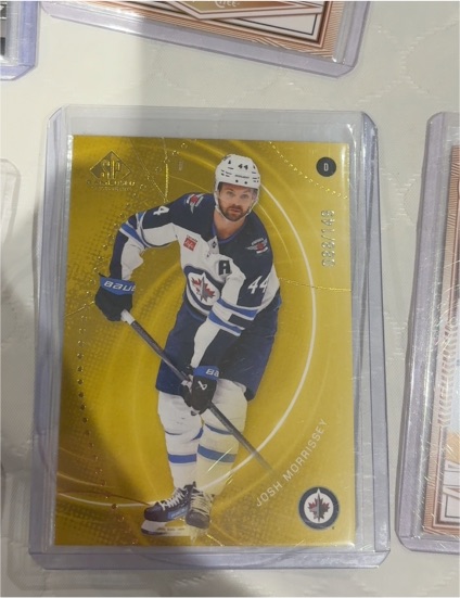 2024-25 SP Game Used #D Josh Morrissey Gold — front