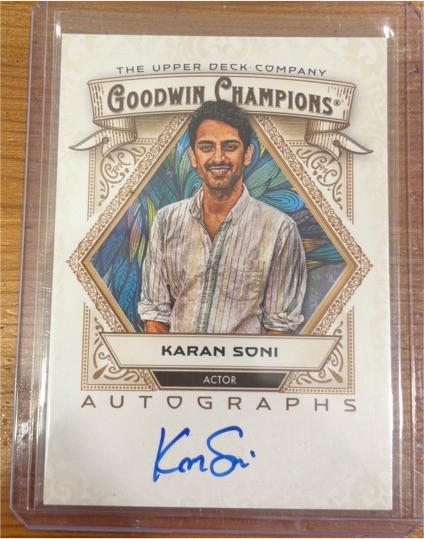 2025 Upper Deck Goodwin Champions #A-KS Karan Soni — front
