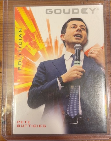 2021 Upper Deck Goodwin Champions Goudey #G33 Pete Buttigieg — front