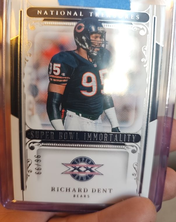 2025 Panini National Treasures #SB-69 Richard Dent Super Bowl Immortality — front