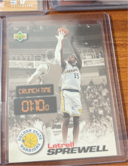 1997 Upper Deck Nestle Crunch Time #CT40 Latrell Sprewell — front