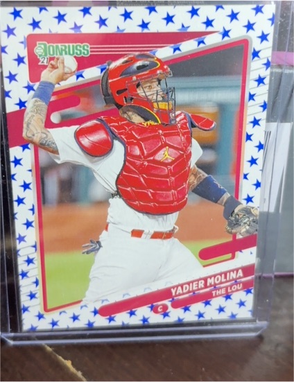 2021 Donruss Independence Day #172 Yadier Molina — front