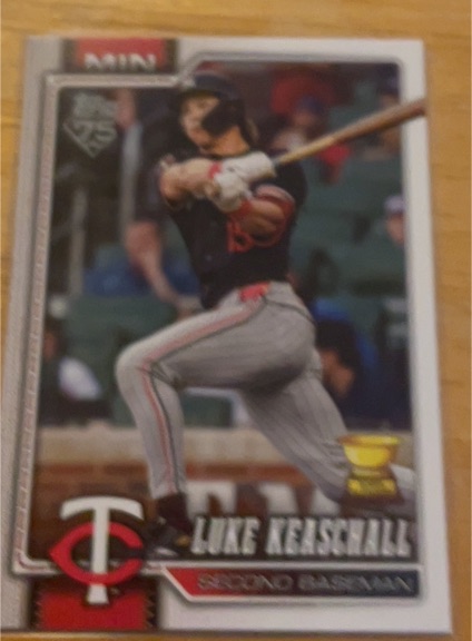 2026 Topps Series 1 #3 Luke Keaschall Minnesota Twins — front