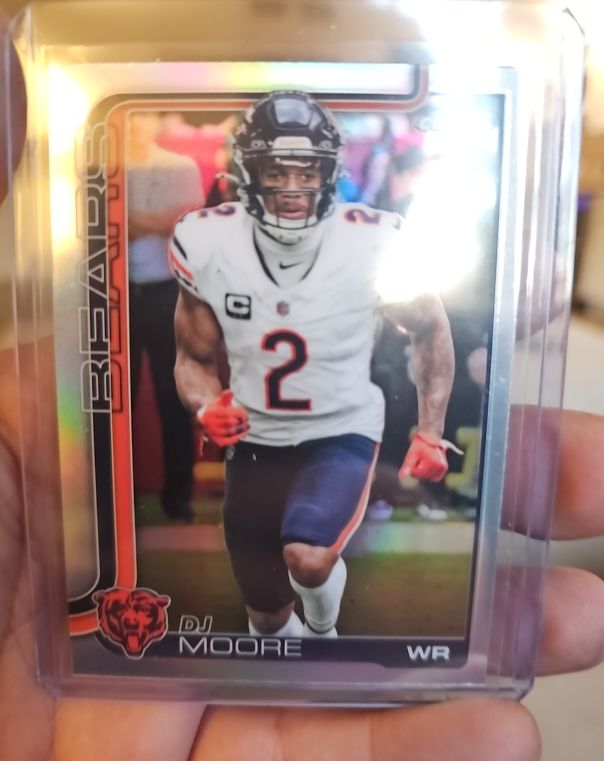 2025 Topps Chrome #48 DJ Moore — front