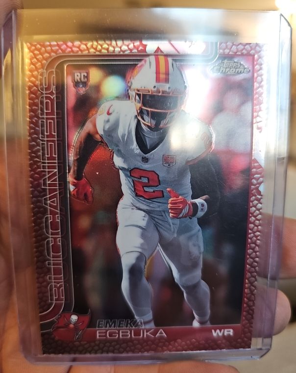 2025 Topps Chrome #312 Emeka Egbuka — front