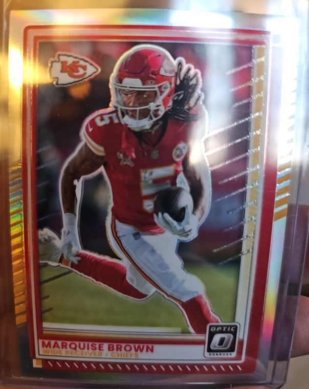2025 Panini Donruss Optic #93 Marquise Brown — front