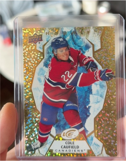 2021-22 Upper Deck Ice #122 Cole Caufield — front