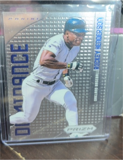 2012 Panini Prizm Dominance #D6 Rickey Henderson — front