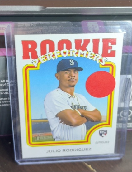 2022 Topps Heritage Rookie Performers #RP-4 Julio Rodriguez — front