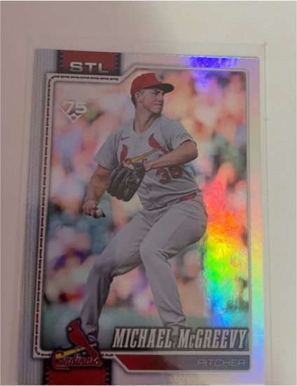 2026 Topps Series 1 #161 Michael McGreevy — front