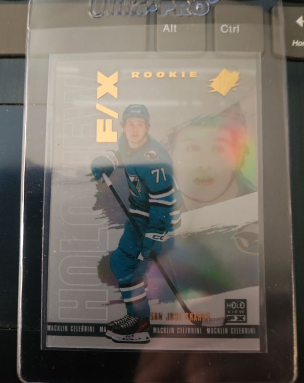 2024-25 Upper Deck SPx Holoview F/X Rookie #HV-48 Macklin Celebrini — front