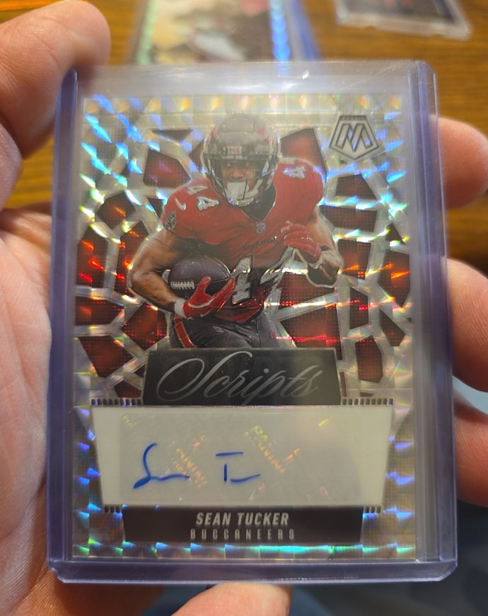 2025 Panini Mosaic Scripts #SCR-STR Sean Tucker — front