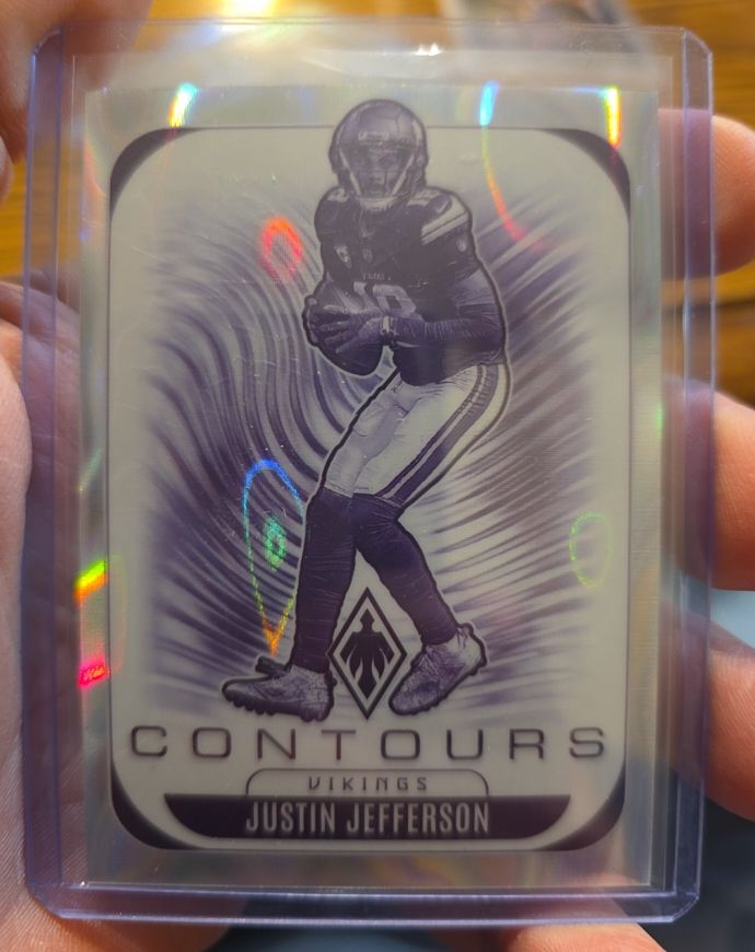 2025 Panini Phoenix Contours #21 Justin Jefferson — front