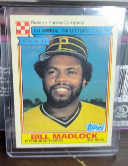 1984 Topps Ralston Purina #26 Bill Madlock — front
